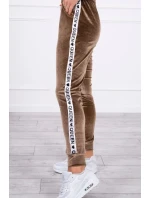 Súprava velúru Queen cappuccino