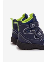 Ocieplane Dziecięce Śniegowce Trapery Big Star OO374049 Czarne