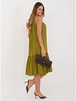 Šaty IR SK 6816.16P olivovo zelené