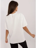 Blúzka LK BZ 509621 3.54 bielo-čierna