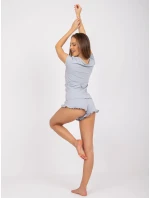 Pyžamo RV PI 7683.58 svetlo šedá