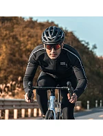 Cyklistická bunda Rockbros na jeseň/zimu s dlhými rukávmi, veľkosť S – čierna Cyklistická bunda Rockbros na jeseň/zimu s dlhými rukávmi, veľkosť S – čierna