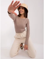 PM SW PM1089 Sveter.09P tmavo lila