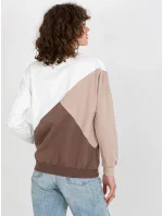 Mikina RV BL 8463.41P bielo-hnedá