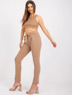 Tepláky RV DR 7459.01X svetlo hnedá