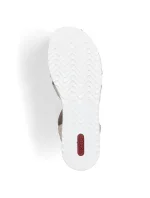 Pohodlné sandále Rieker W RKR680 beige Pohodlné sandále Rieker W RKR680 beige