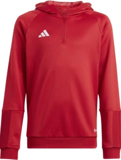 Detská mikina adidas Tiro 23 Competition Hoodie červená HI3052