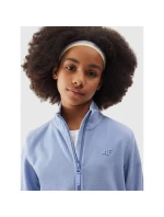4F Junior dievčenský fleece s pravidelným golierom 4FJWSS24TFLEF166-32S