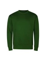 Unisex mikina Crew (fľaškovo zelená)