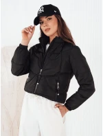 SALECA dámska prešívaná prechodná bunda čierna FashionStreet TY4250 SALECA dámska prešívaná prechodná bunda čierna FashionStreet TY4250