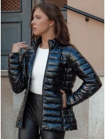 Dámska prešívaná prechodná bunda so stojačikom BUSY BEE black FashionStreet TY4538