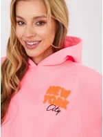 Mikina MJ BL H2587.82 fluo pink Mikina MJ BL H2587.82 fluo pink