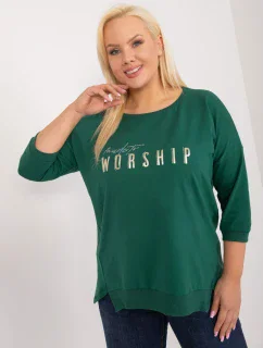 Blúzka RV BZ 9449.76 tmavozelená