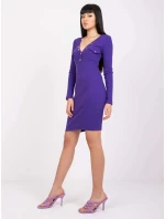 Šaty RV SK 7438.17 tmavo fialová Šaty RV SK 7438.17 tmavo fialová