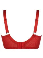 Podprsenka Plus Size V-8741 červená - Axami Podprsenka Plus Size V-8741 červená - Axami