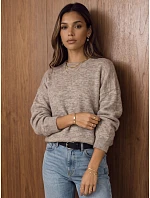 Dámsky oversize sveter s vlnou Fango od FashionStreet MY2648 Dámsky oversize sveter s vlnou Fango od FashionStreet MY2648