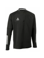 Futbalová tréningová mikina s kapucňou 1/2 SELECT Monaco v 24 black