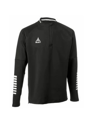 Futbalová tréningová mikina s kapucňou 1/2 SELECT Monaco v 24 black