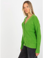 Dámsky sveter LC SW 0321 svetlo zelený
