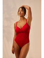 Jednodielne plavky SW1300 červené - Panache