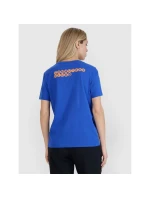 Dámske tričko oversize s potlačou 4F 4FWSS25TTSHF2238-36S