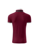 Polokošeľa Malfini Collar Up M MLI-25686 granátová