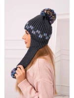 Dámske ušianky Nadia K321 graphite