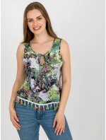 Blúzka AT BZ 2401D.71 vápno