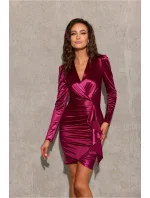 Večerné šaty SUK0441 fialové - Roco Fashion