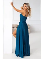 Dámske šaty 646-2 Petrol - Numoco