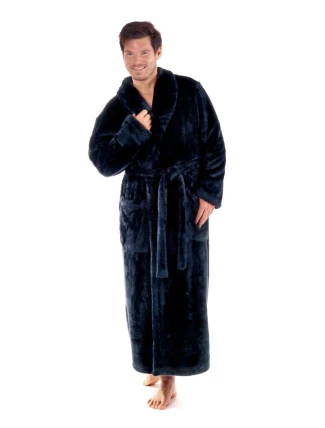 pánsky župan Jack extra 2120 oversized Tmavo modrá