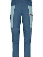 Daiber JN 1884 (42-60) Unisexové pracovné nohavice z elastického materiálu 02.184M tmavomodrá/oceľovo modrá Daiber JN 1884 (42-60) Unisexové pracovné nohavice z elastického materiálu 02.184M tmavomodrá/oceľovo modrá