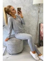 Šedá tepláková súprava