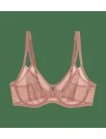 Dámska podprsenka Triumph Signature Sheer W01 EX - TOASTED ALMOND - mandľová 6901 - TRIUMPH