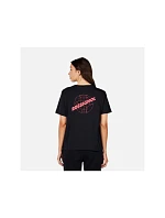 Dámske tričko ROSSIGNOL W Waterfall Relax Tee, čierne