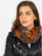 Tunelový šál AT KM 241353.35 hnedá