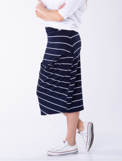 Look Made With Love Sukne 518 Patricia Navy Blue/White