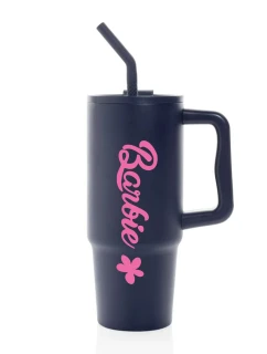 BARBIE - tmavě modrý cestovní termohrnek 900 ml  
