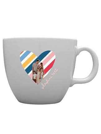 Personalizovaný keramický hrnček MEGA XXL s objemom 1 000 ml s výrezom pre fotografiu na pozadí Personalizovaný keramický hrnček MEGA XXL s objemom 1 000 ml s výrezom pre fotografiu na pozadí