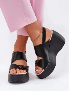 Model topánok na podpätku 213459 Krok v štýle