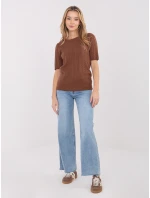 Jumper PM SW B 613.09 svetlohnedý