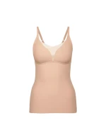 Dámske tričko Triumph Shape Smart Bra-Shirt - BROWN - hnedá 00EP - TRIUMPH Dámske tričko Triumph Shape Smart Bra-Shirt - BROWN - hnedá 00EP - TRIUMPH
