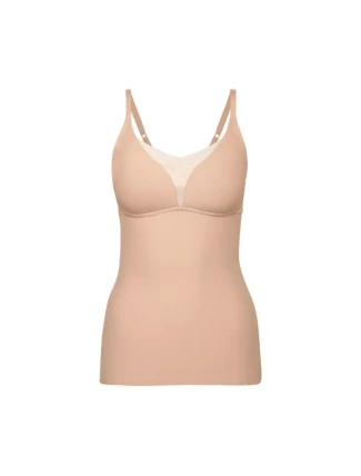 Dámske tričko Triumph Shape Smart Bra-Shirt - BROWN - hnedá 00EP - TRIUMPH Dámske tričko Triumph Shape Smart Bra-Shirt - BROWN - hnedá 00EP - TRIUMPH