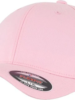Flexfit 6277 6-panelová čiapka Flexfit Wooly Combed 55.6277 ružová