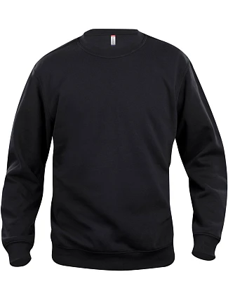 Mikina Clique Basic Roundneck Unisex 67.2130 čierna Mikina Clique Basic Roundneck Unisex 67.2130 čierna