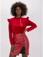 Blúzka DHJ BZ 6533A.44P gaštanová Blúzka DHJ BZ 6533A.44P gaštanová