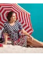 Dámske plážové šaty 16201-120-2 modré-bodka - Pastunette Dámske plážové šaty 16201-120-2 modré-bodka - Pastunette