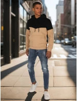 Pánska základná mikina s kapucňou čierna FashionStreet BX5877