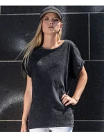 Build your Brand BY 053 Dámske tričko „Acid Wash“ 56.0053 asfaltová Build your Brand BY 053 Dámske tričko „Acid Wash“ 56.0053 asfaltová
