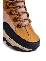 Pánska zateplená treková obuv Cross Jeans KK1R4020C camel